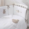 Комплект в кроватку Perina Teddy love 6 предметов (Песочный)