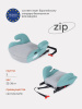 Автокресло бустер RANT ZIP ISOFIX 22-36 кг (Grey/Mint)