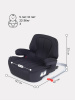 Автокресло бустер RANT Turbo Active Line ISOFIX 22-36 кг (Black)